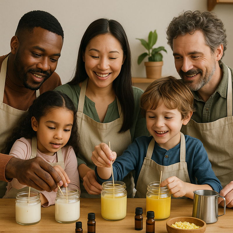 GROUP CANDLE MAKING EXPERIENCES (up to 12 ppl)