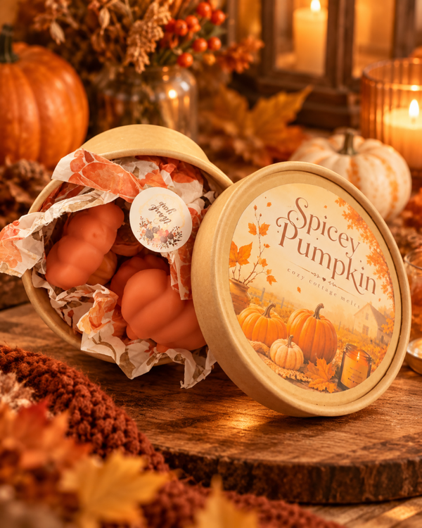 Spicey Pumpkin – Luxe Herfst Geurmelts Giftbox | Cozy Collection