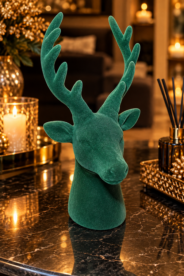 Emerald Deer – Luxe Decoratiebeeld