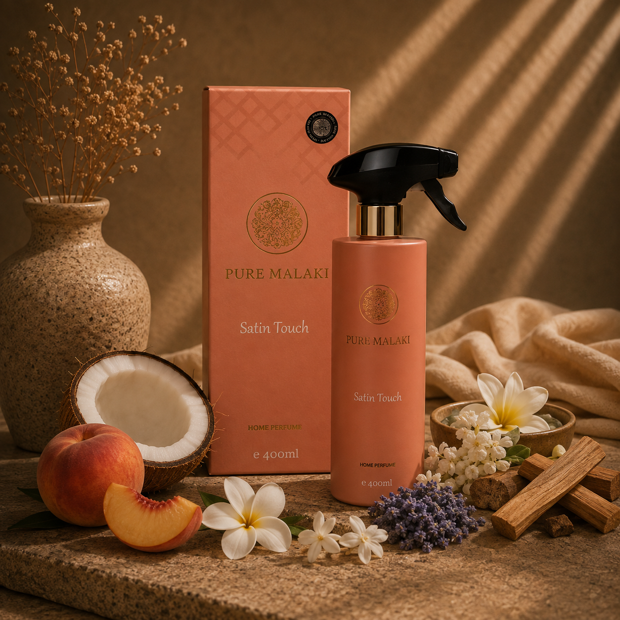 PURE MALAKI - Satin Touch Home Perfume 400ML