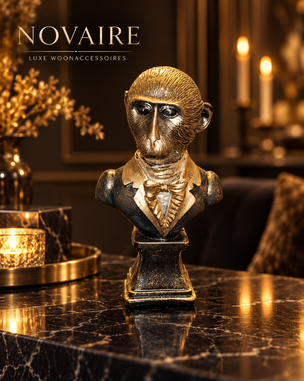 Gentleman Monkey – Luxe Decoratiebeeld