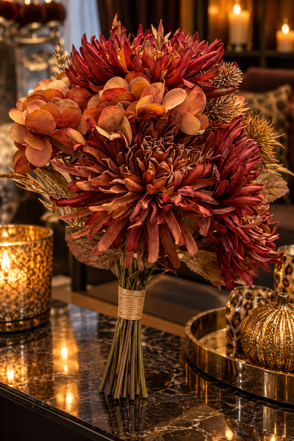 Autumn Romance – Luxe Kunstboeket