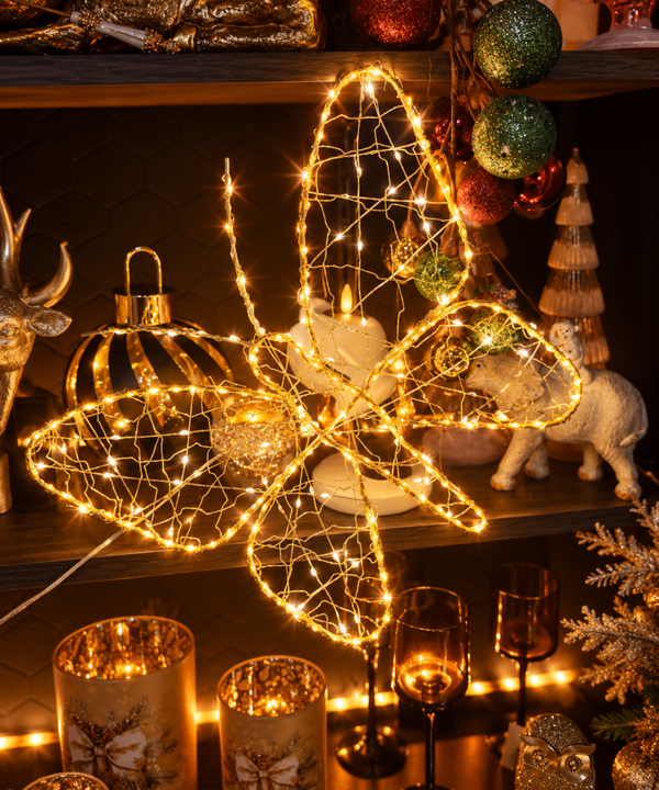 Luxe LED Bloemdecoratie met Fonkelende Verlichting