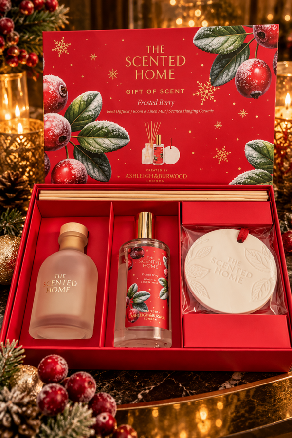 Frosted Berry – Luxe Kerst Geurcadeauset | The Scented Home