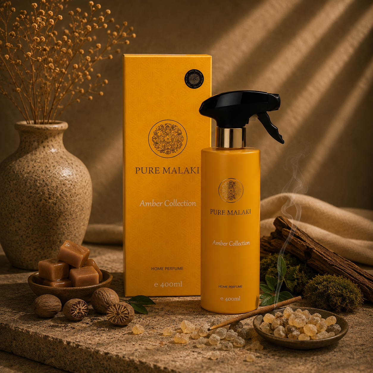 PURE MALAKI - Amber Collection Home Perfume 400ML