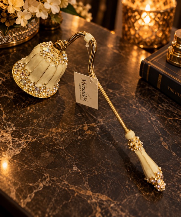 Royal Elegance – Exclusieve Luxe Kaarsendover met Juwelendetails