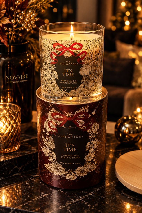 It's Time – Luxe Geurkaars