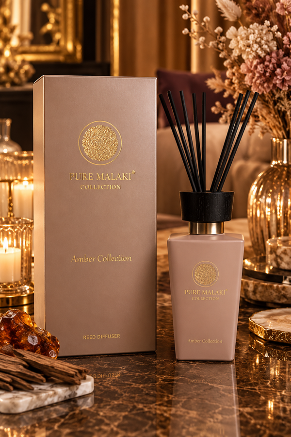 Pure Malaki Amber Collection – Luxe Geurstokjes