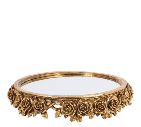 Golden Rose – Luxe Spiegelplateau