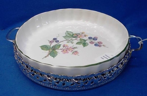 15555, Ovenschaal met verzilverd onderstel VERKOCHT