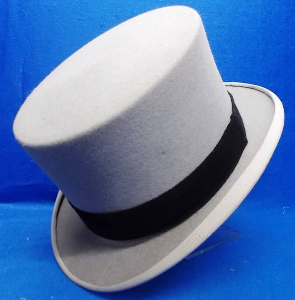 Grijze hoge hoed uit London