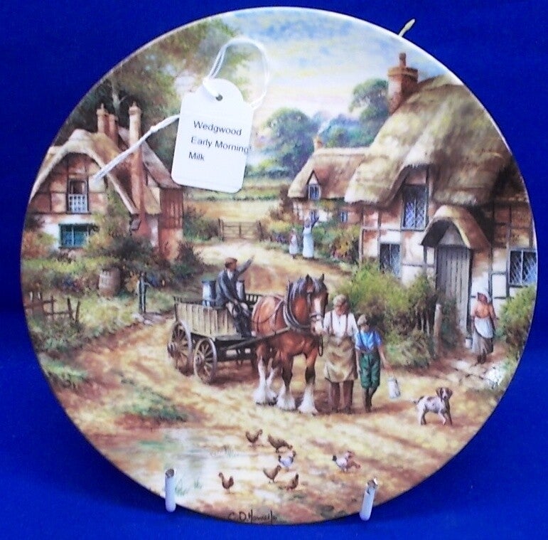 32957. Early Morning Milk wandbord