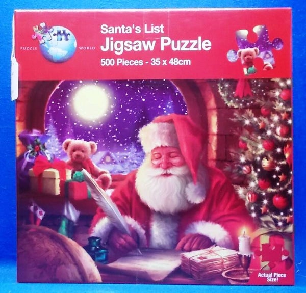 34837 Puzzel, Santa's List     VERKOCHT