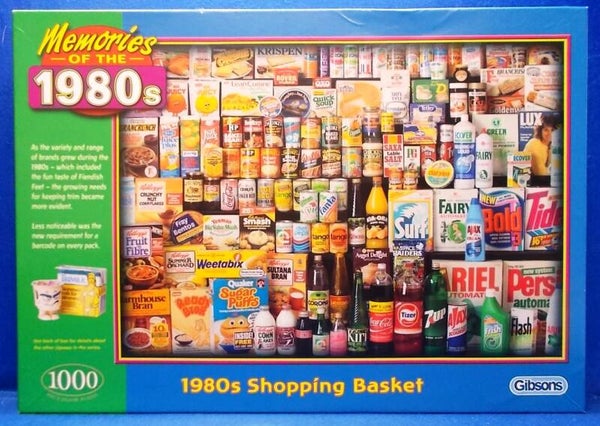 39908 Puzzel, 1980's Shopping Basket