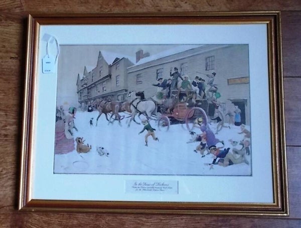 40605. Dickensiaans tafereel     VERKOCHT