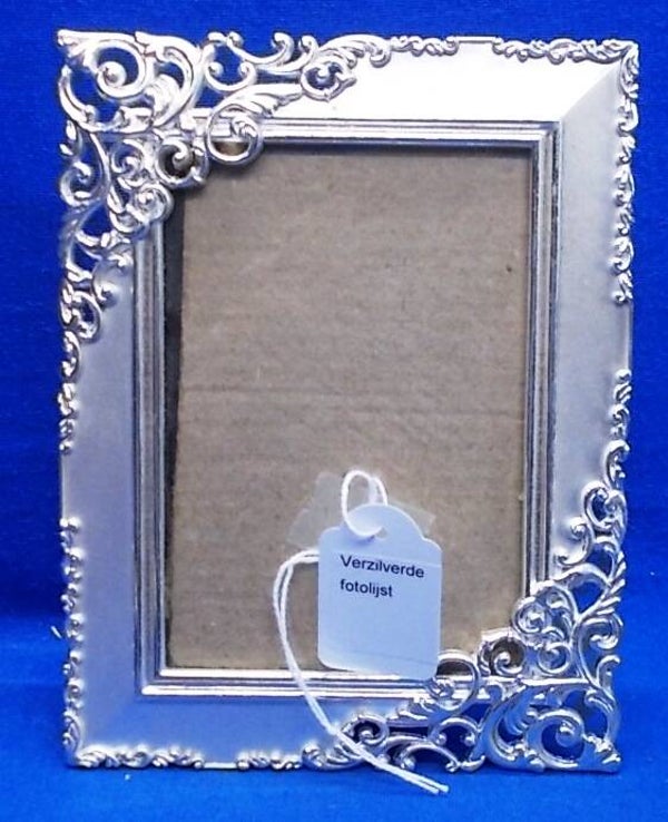 52341-2 Prachtige verzilverde fotolijst.