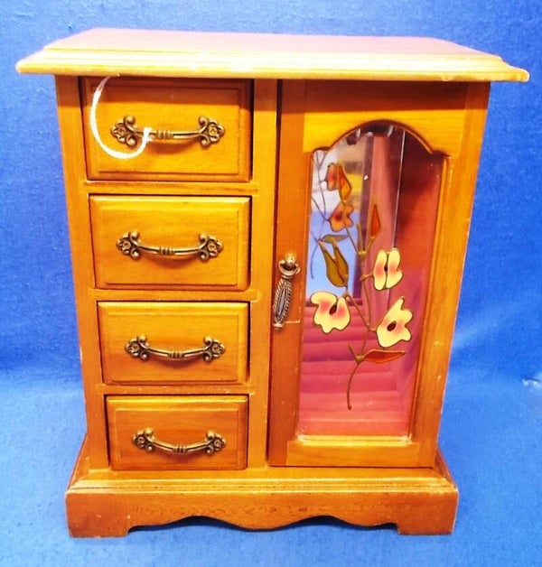 60776. Klassiek sieraden opberg kastje VERKOCHT