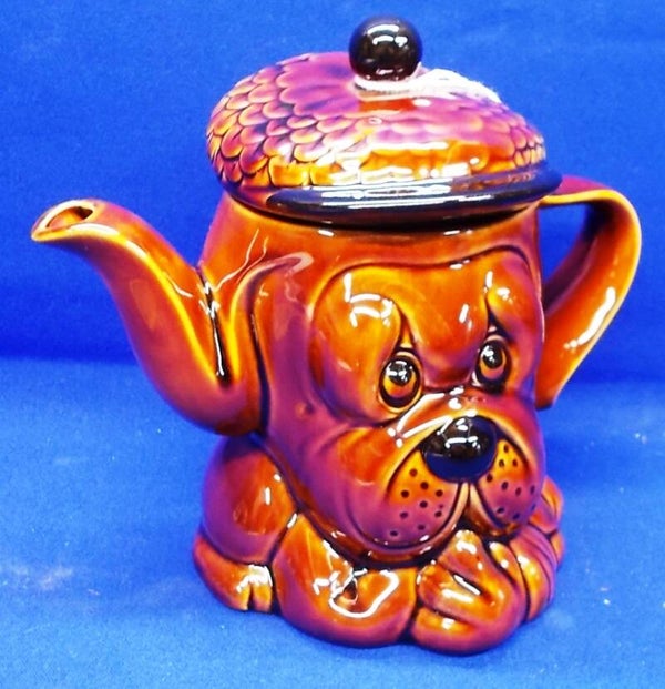 92533. Theepot, hondenkop