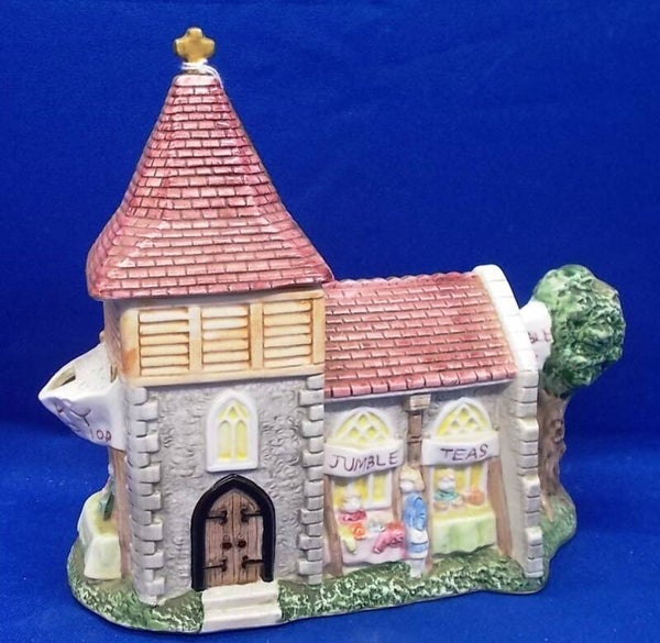 92595. Jumble Sale bij de kerk theepot