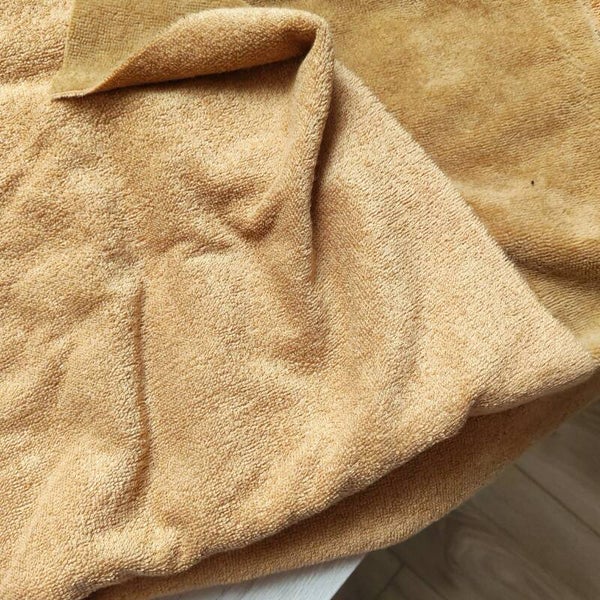 Micro éponge bambou camel vendue par 50cm