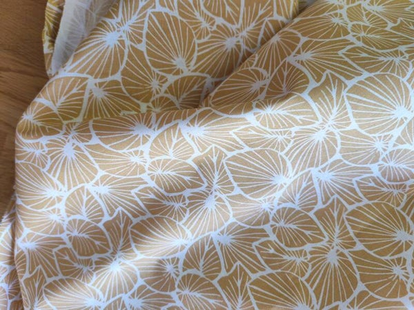 Tissu coton imprimé feuillage