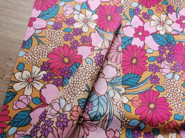 Coton motif  Héléna coupon 145cmx150cm