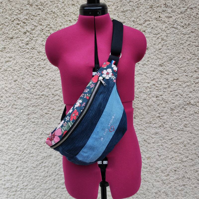 Sacs bananes upcyclés "je suis unique"