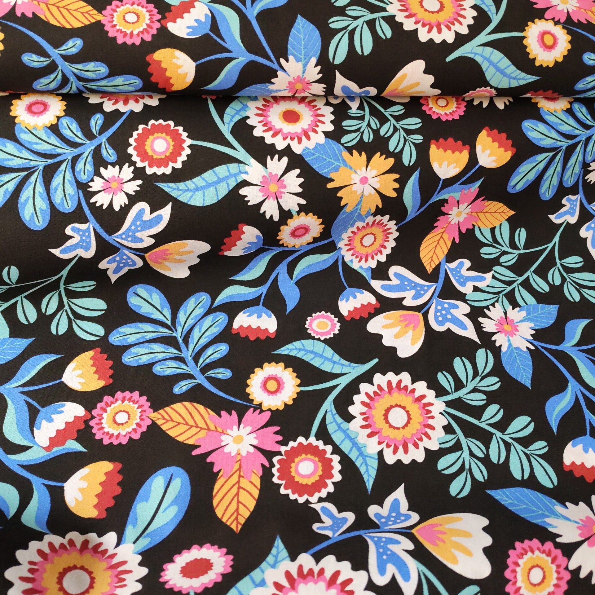 Coton motif Kaléria