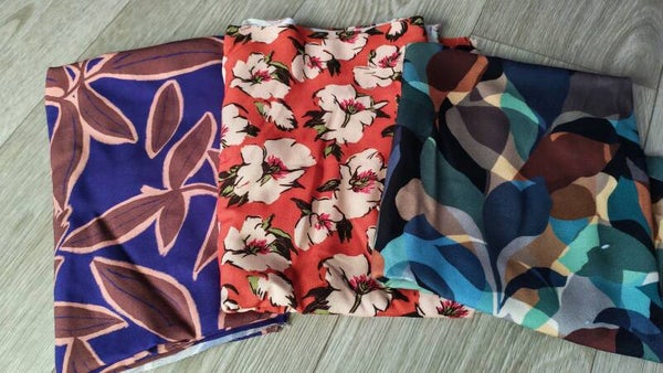 Tissu viscose imprimé, promo