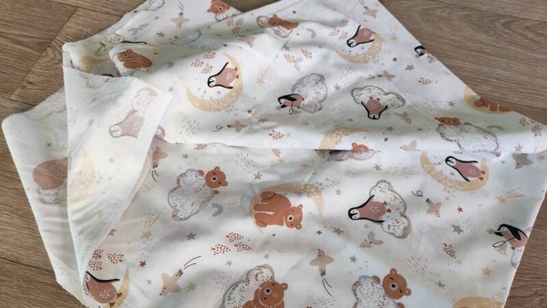 Tissu coton imprimé Dodo vendu par 50cm