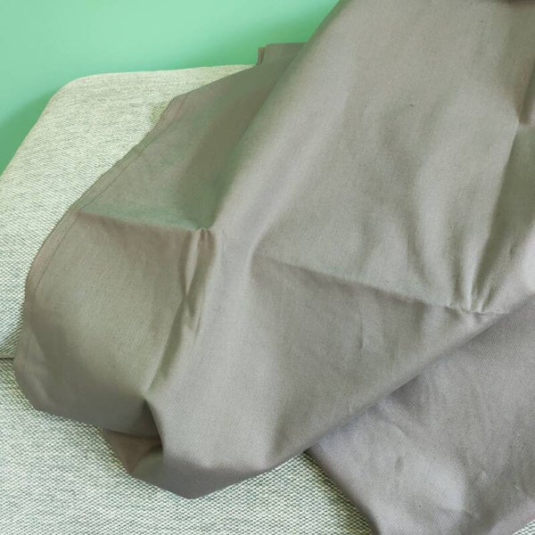 Tissu coton uni gris vendu par 50cm