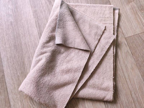 Tissu micro éponge bambou galet vendu par 50cm