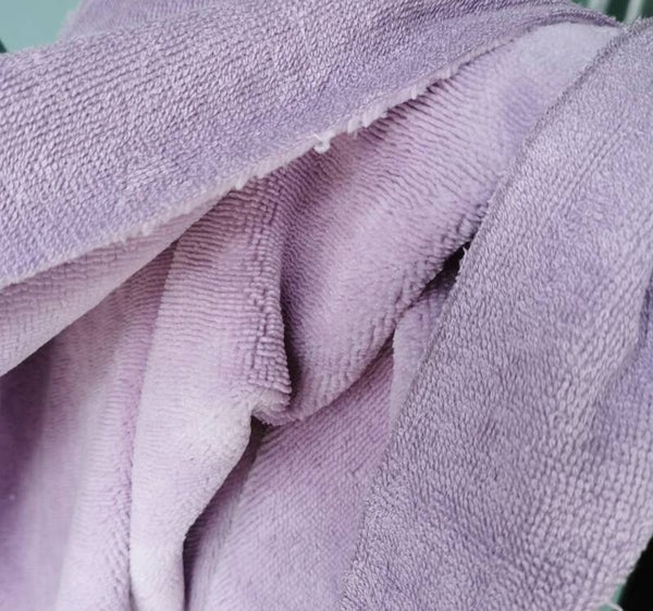 Micro éponge bambou lilas vendue par 50cm