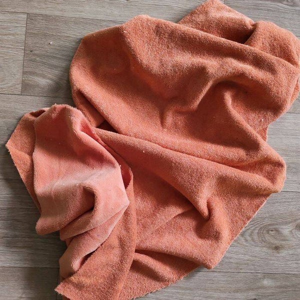 Micro éponge bambou marsala vendue par 50cm