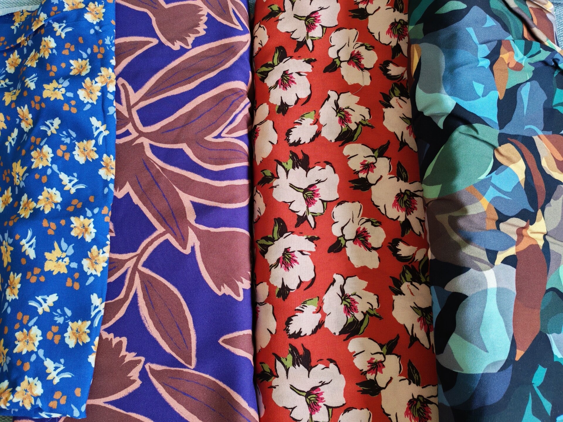 Tissu viscose imprimé, promo