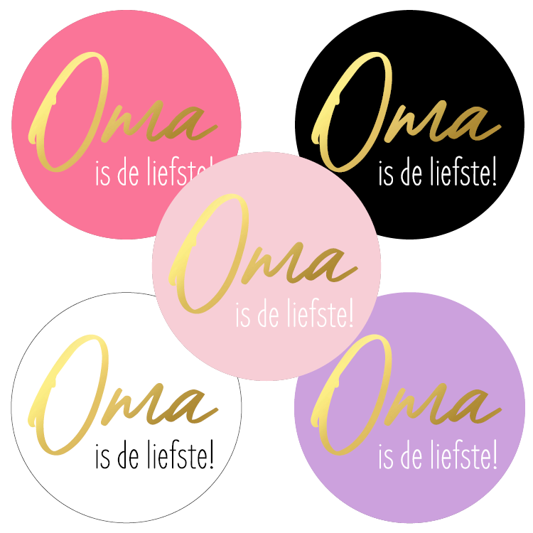 Sticker | Oma is de liefste | 10 Stuks