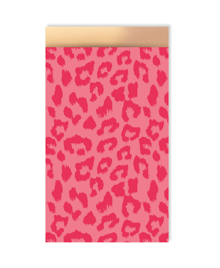 Cadeauzakjes | Cheetah Pink | 5 stuks