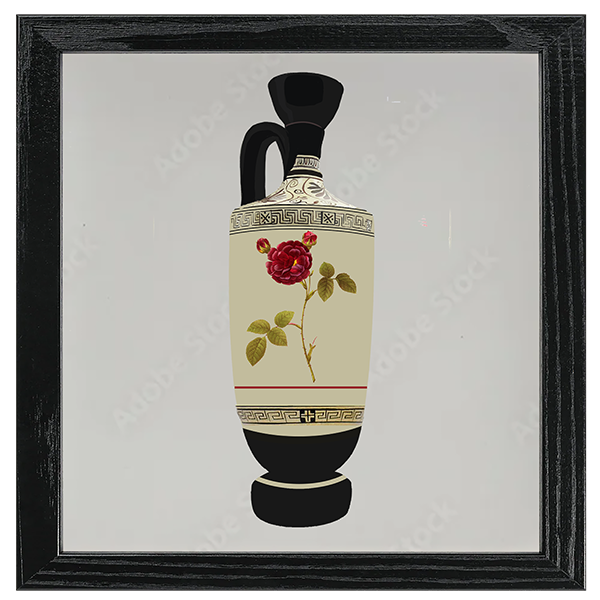 Les Roses Art Tile VI