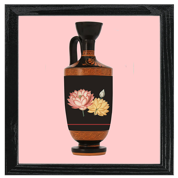 Temple of Flora Art Tile IX