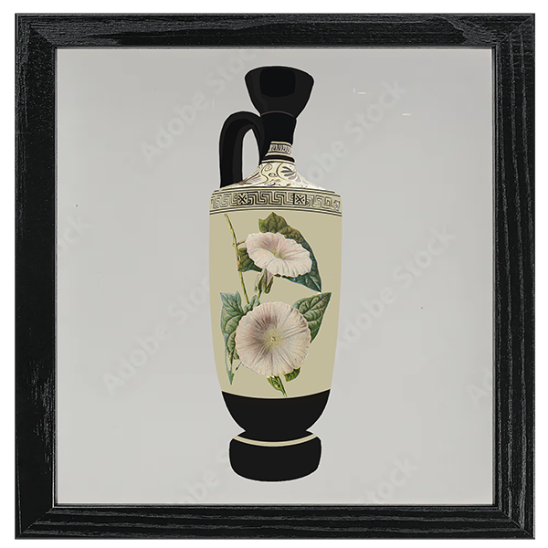 Familiar Flowers Art Tile I