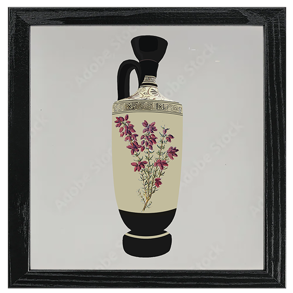 Familiar Flowers Art Tile II