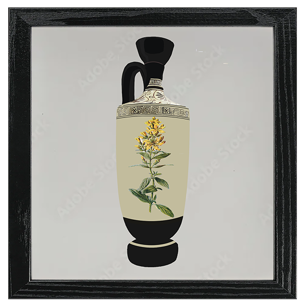 Familiar Flowers Art Tile III