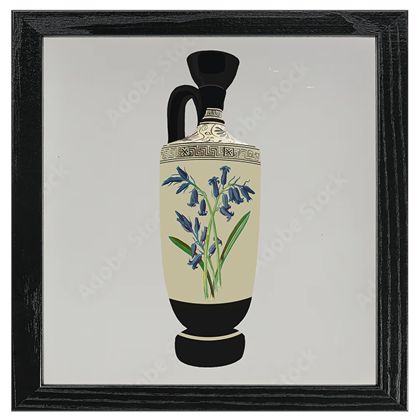 Familiar Flowers Art Tile IV