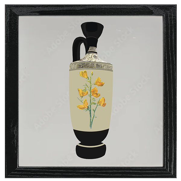 Familiar Flowers Art Tile V