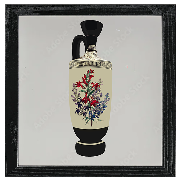 Ornamental Perennials Art Tile VIII