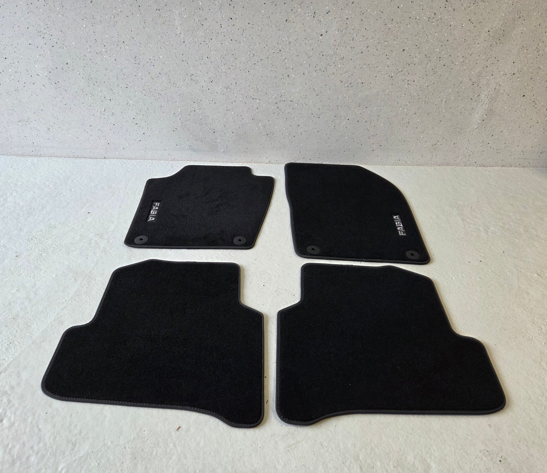 Skoda Fabia verlours mattenset (Zwart)