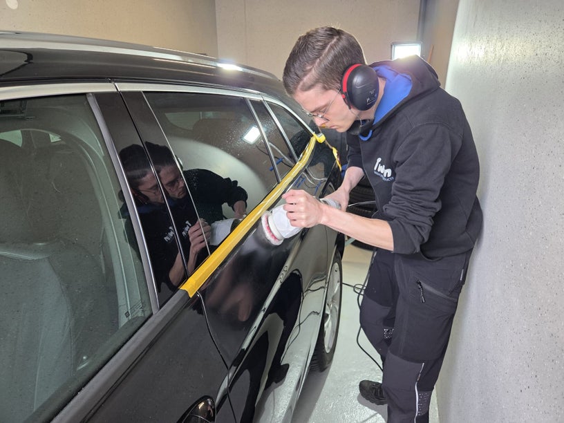 Polijsten auto