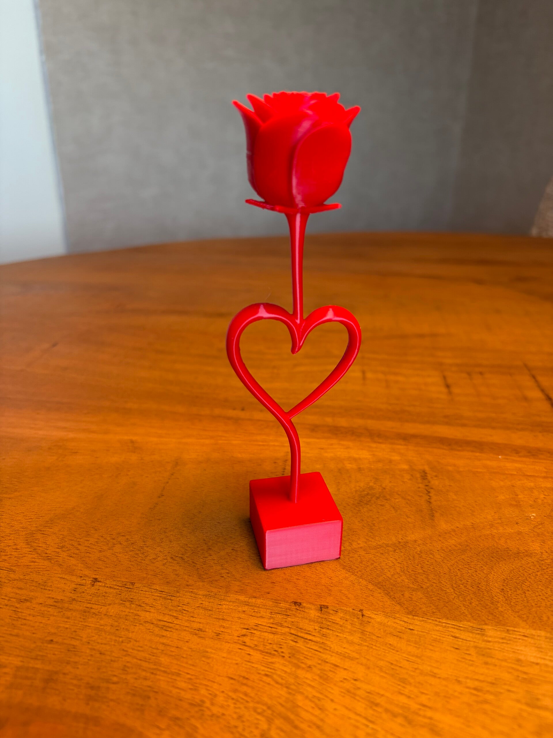 Decoratie Valentijns roos