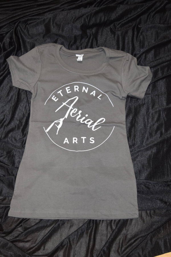 Pink or Grey Ladies Cut Studio Shirt