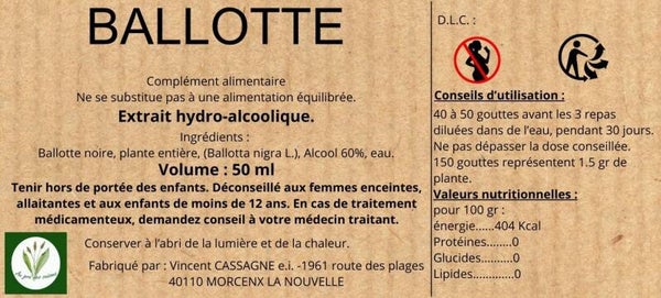 BALLOTE NOIRE